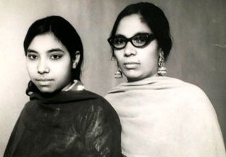 Khalla Shidan with daughter choti shama  1968