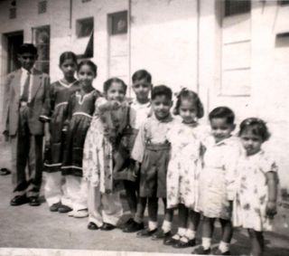All the children around 1957. Recognise anybody??????